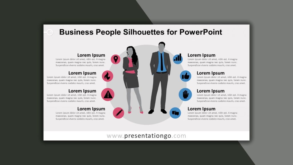 Free Business People Silhouettes for PowerPoint and Google Slides
