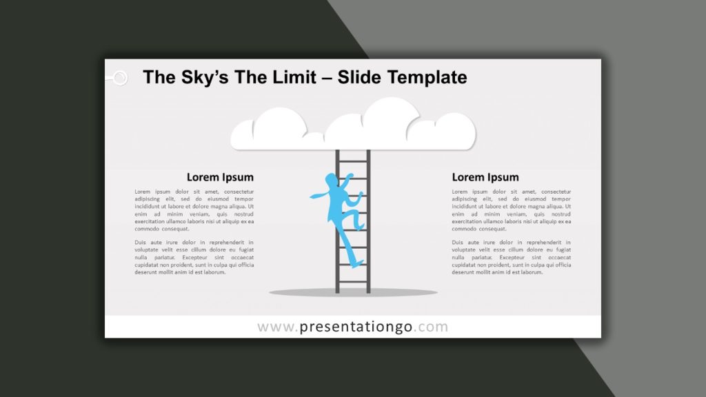 Free The Sky's The Limit Template for PowerPoint and Google Slides