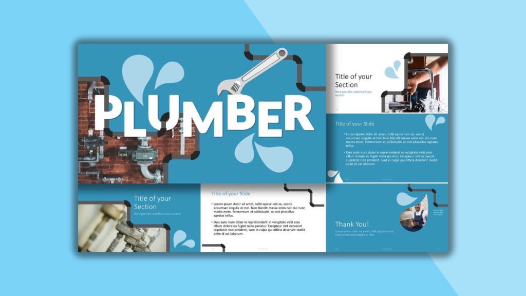 Free Plumber Template for PowerPoint and Google Slides