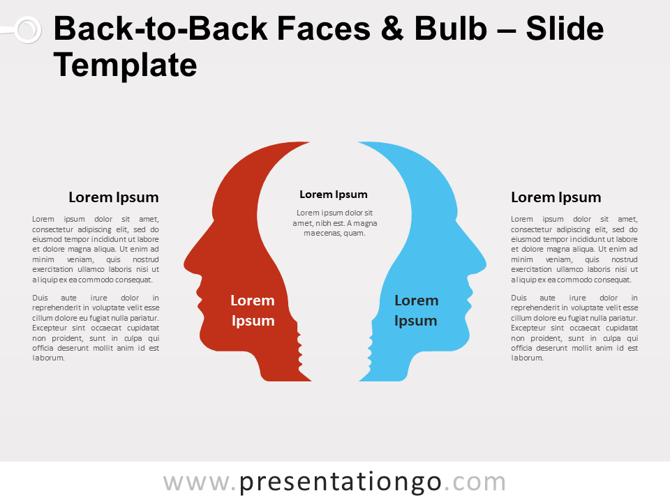 Free Back-to-Back Faces and Bulb for PowerPoint