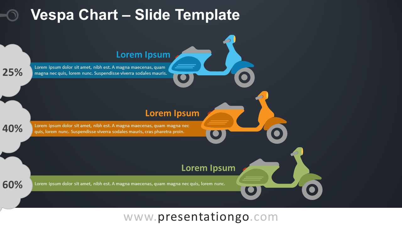 Free Vespa Chart Graphics for PowerPoint and Google Slides