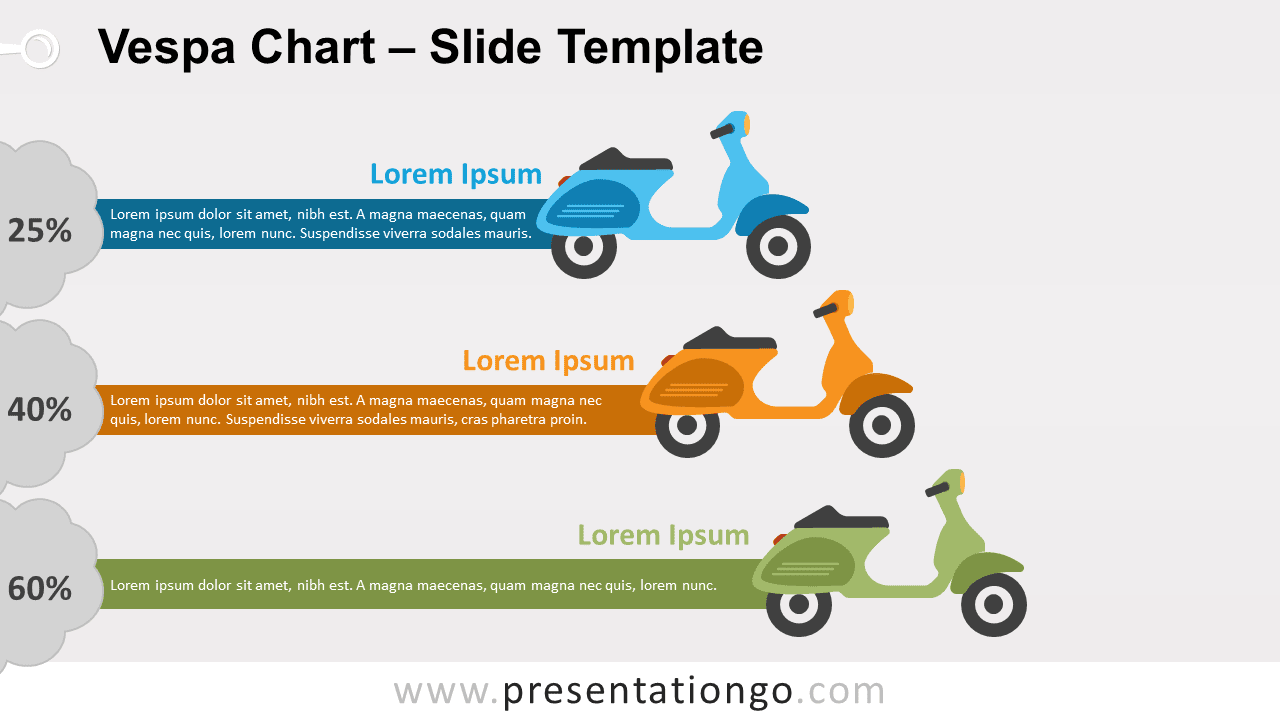 Free Vespa Chart for PowerPoint and Google Slides