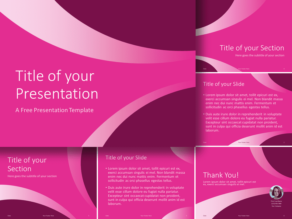 Plantilla Morado Estética Gratis Para PowerPoint Y Google Slides