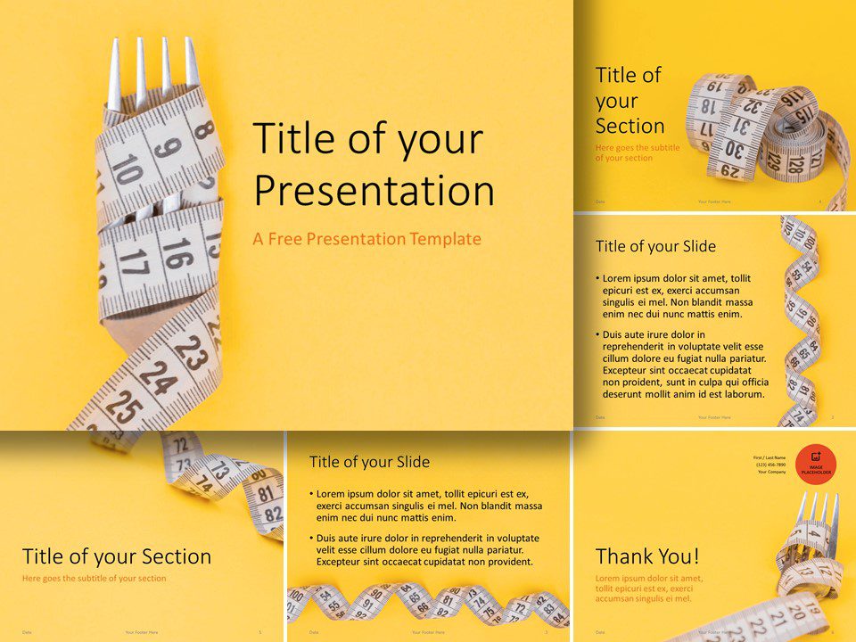 Plantilla Gratis Sobre Dieta Para PowerPoint Y Google Slides