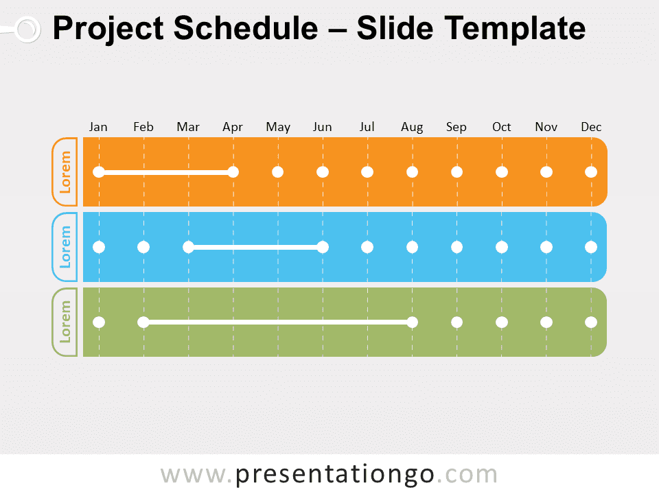 Plan de Proyecto Gráfico Gratis Para PowerPoint Y Google Slides