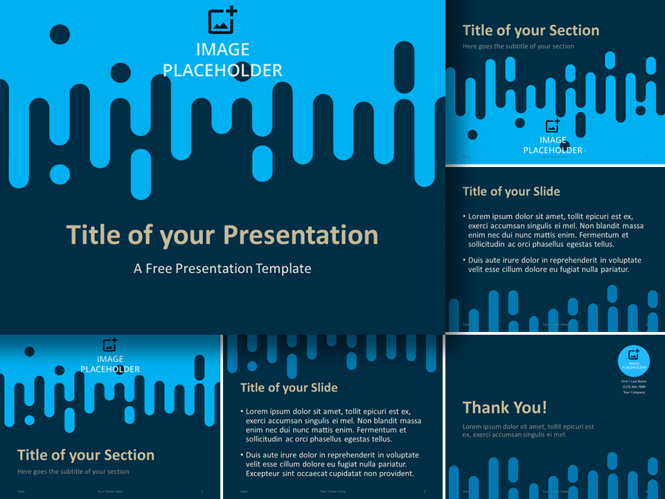 Plantilla Goteos Gratis Para PowerPoint Y Google Slides