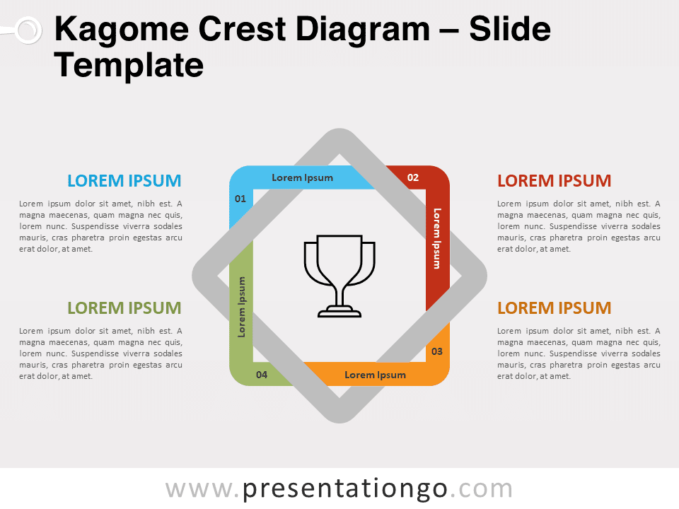 Diagrama de la Cresta Kagome Gratis Para PowerPoint Y Google Slides