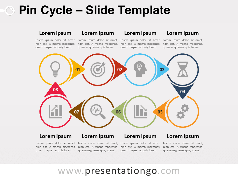 Ciclo de Clavija - Diagrama Gratis Para PowerPoint Y Google Slides