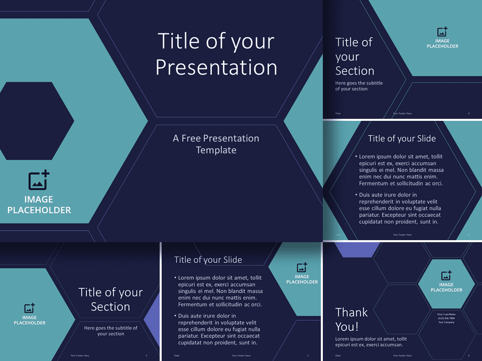 Plantilla Gratis de Beehive Tech Para PowerPoint Y Google Slides