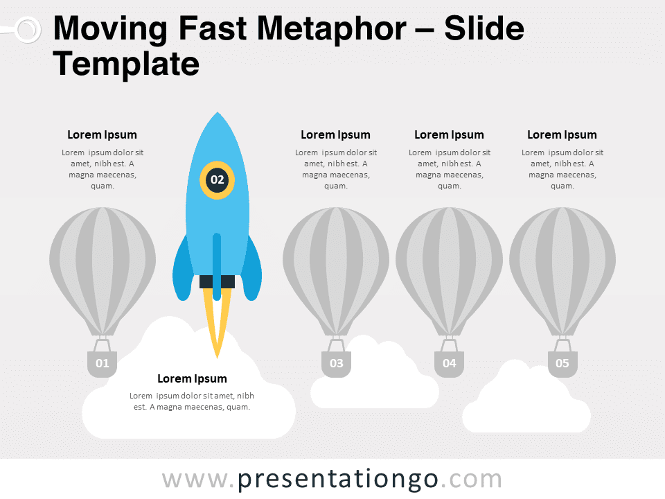 Metáfora de Movimiento Rápido - Gráfico Gratis Para PowerPoint Y Google Slides