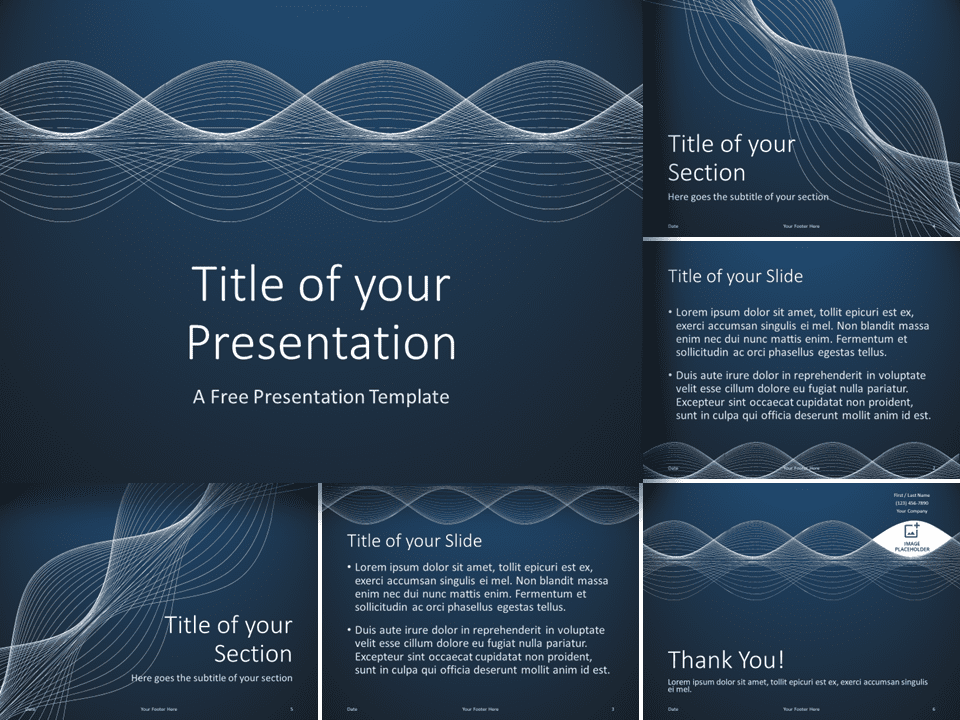 Plantilla Vibraciones Gratis Para PowerPoint Y Google Slides