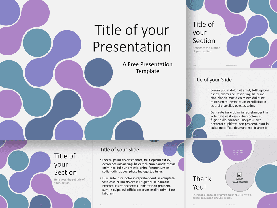 Plantilla Molecules Gratis Para PowerPoint Y Google Slides