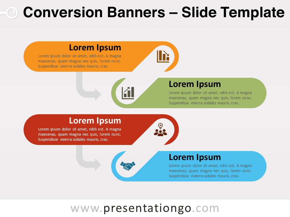 Banners de Conversión - Gráfico Gratis Para PowerPoint Y Google Slides