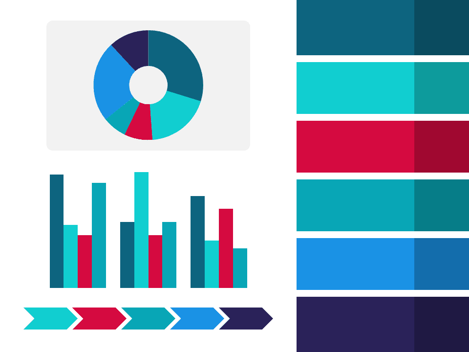 Paleta de Colores Gratis Personalizada City Lights Para PowerPoint